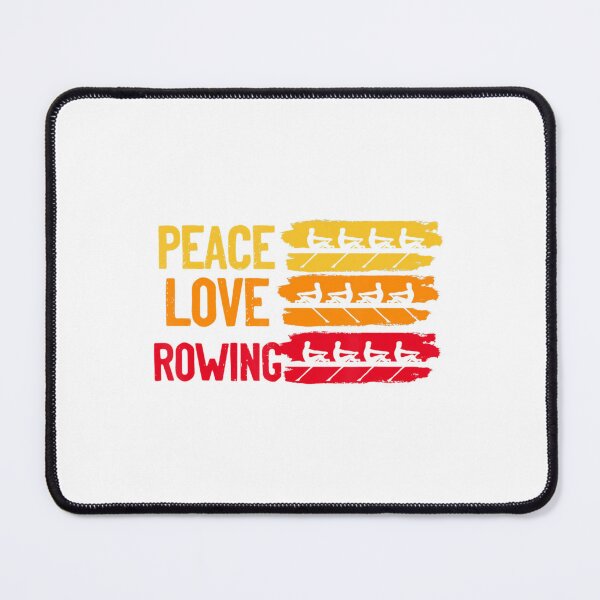 Item preview, Peace Love Rowing Rowboat Water Sports Sculling Paddling 	 	 designed and sold by cffnwaior50.