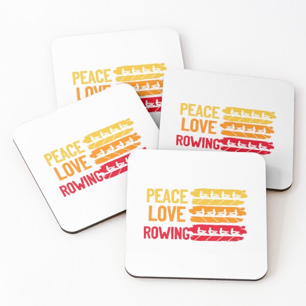 Item preview, Peace Love Rowing Rowboat Water Sports Sculling Paddling 	 	 designed and sold by cffnwaior50.