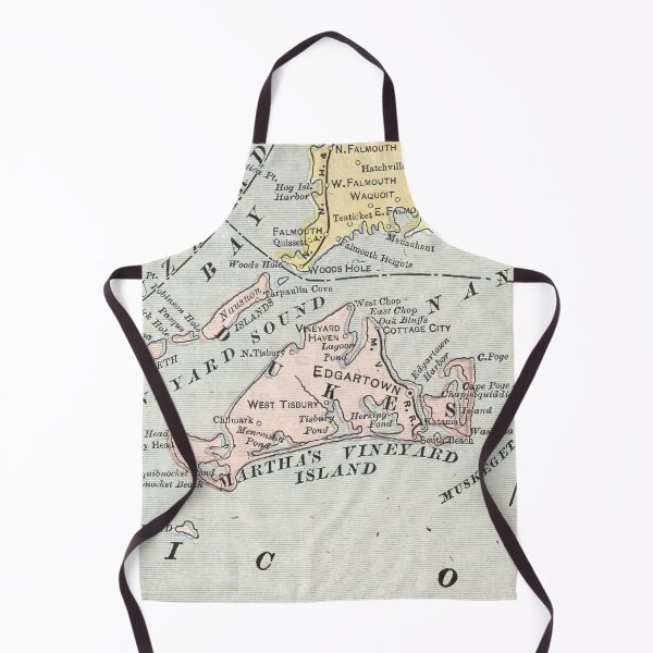 Item preview, Vintage Map of Marthas Vineyard (1901) designed and sold by BravuraMedia.