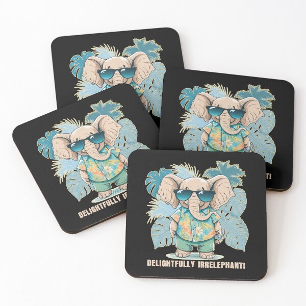 Item preview, Delightfully Irrelephant! Elephant Hawaiian Shirt Design designed and sold by danielliamgill.