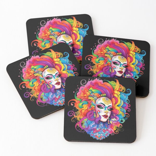 Item preview, Drag Queen - Faces of Pride - Pride Month LGBTQ Feminism Trans Drag Support Ally - Music Festival Original Artwork designed and sold by VenusInShade.