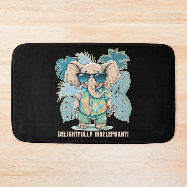 Artikelvorschau, Delightfully Irrelephant! Elephant Hawaiian Shirt Design entworfen und verkauft von danielliamgill.