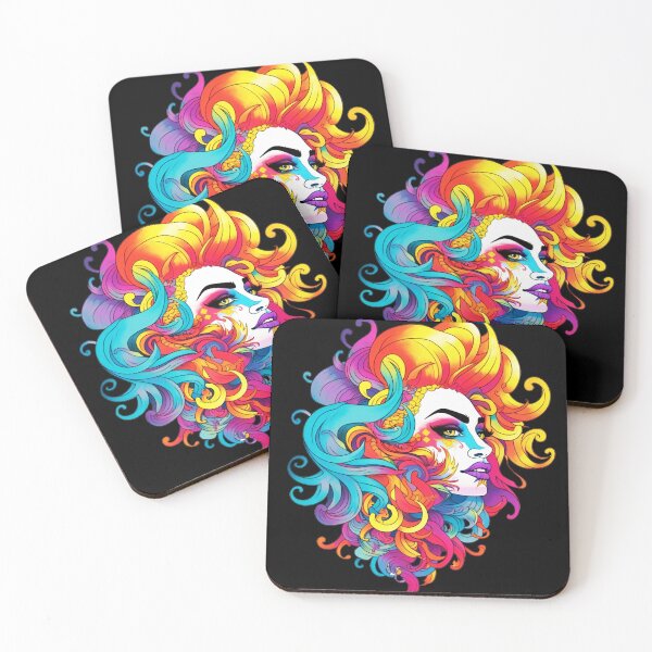 Item preview, Drag Queen - Faces of Pride - Pride Month LGBTQ Feminism Trans Drag Support Ally - Music Festival Original Artwork designed and sold by VenusInShade.