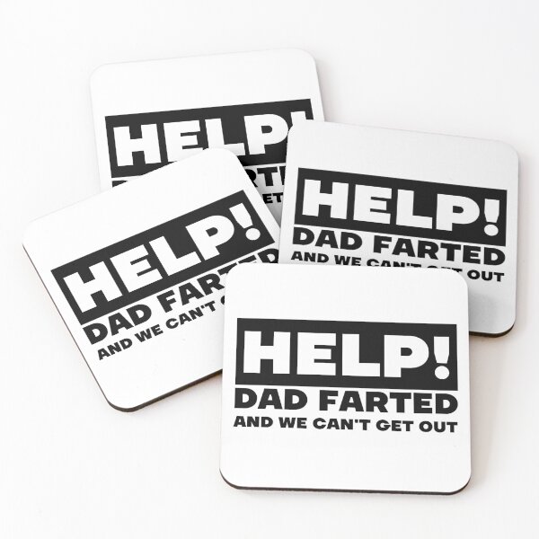 Item preview, Help Dad Farted and We Can't Get Out Sticker designed and sold by efimzer.
