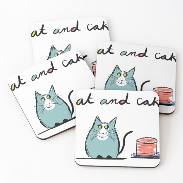 Item preview, Cat Cake Birthday Sketch designed and sold by Julie Woolfolk.