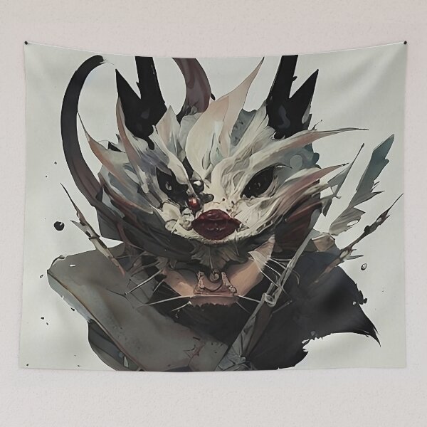 Item preview, Art series based on japanese mythology creatures #7 Kamaitachi designed and sold by NabyryusArt.