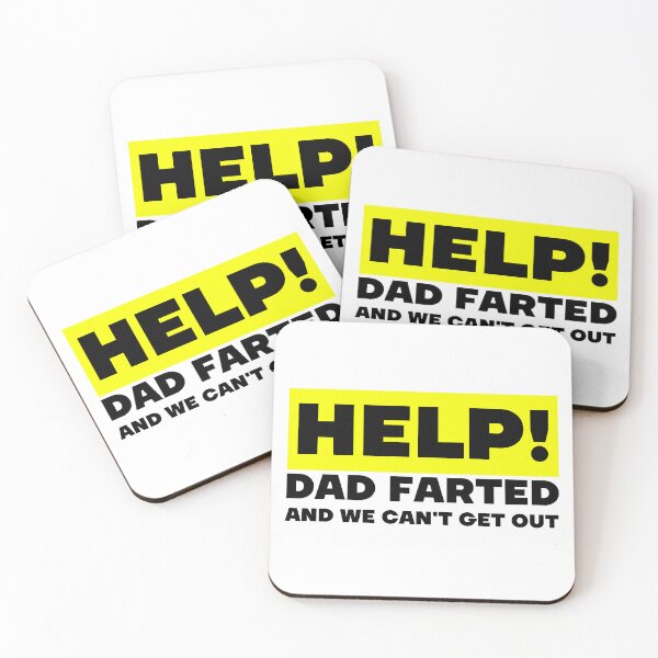 Item preview, Help! Dad farted and we cant get out Sticker designed and sold by efimzer.