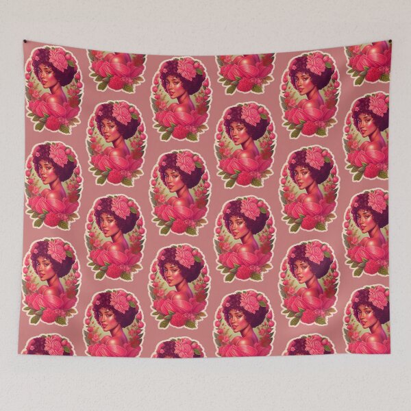 Item preview, cute vintage girl designed and sold by UndineSea.