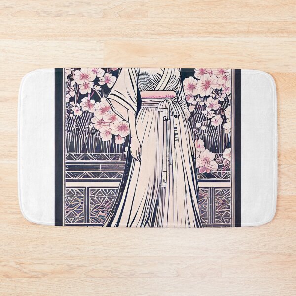 Item preview, Geisha Vintage Japanese Traditional Kimono Obi Hairpin Fans Cherry blossoms Lanterns designed and sold by Hot-as-hell.