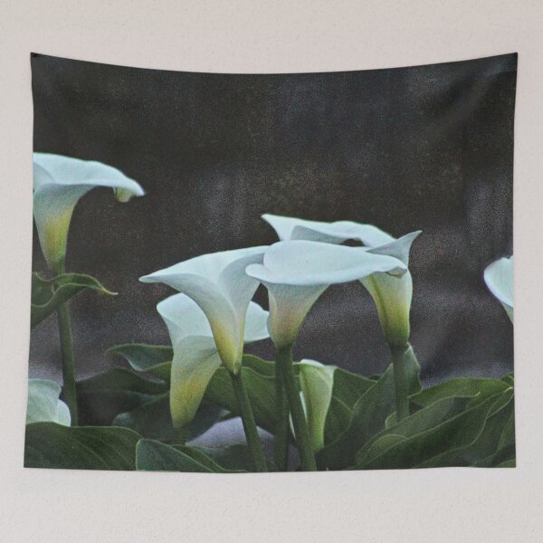 Item preview, Calla Lilies Flowers Night Garden  designed and sold by Anna Lemos.