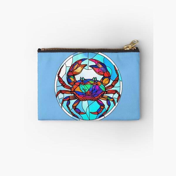 Item preview, Blue Crab Stained Glass design designed and sold by CattyCornerPOD.