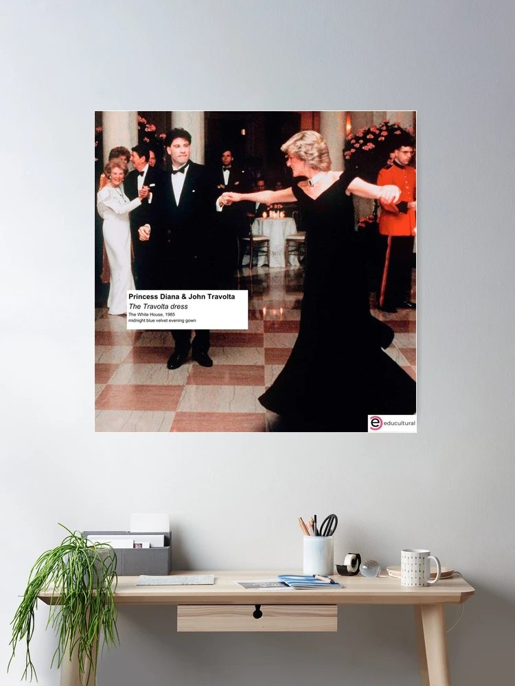 The Travolta Dress" Poster for Sale by thelxiepeiaa | Redbubble The Travolta Dress" Poster for Sale by thelxiepeiaa | Redbubble