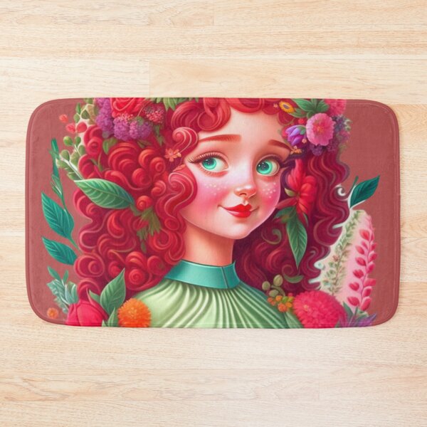 Item preview, cute vintage girl designed and sold by UndineSea.