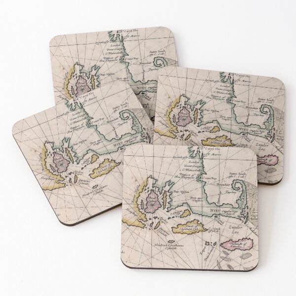 Item preview, Vintage Map of Cape Cod (1667) designed and sold by BravuraMedia.