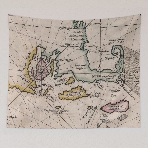 Item preview, Vintage Map of Cape Cod (1667) designed and sold by BravuraMedia.
