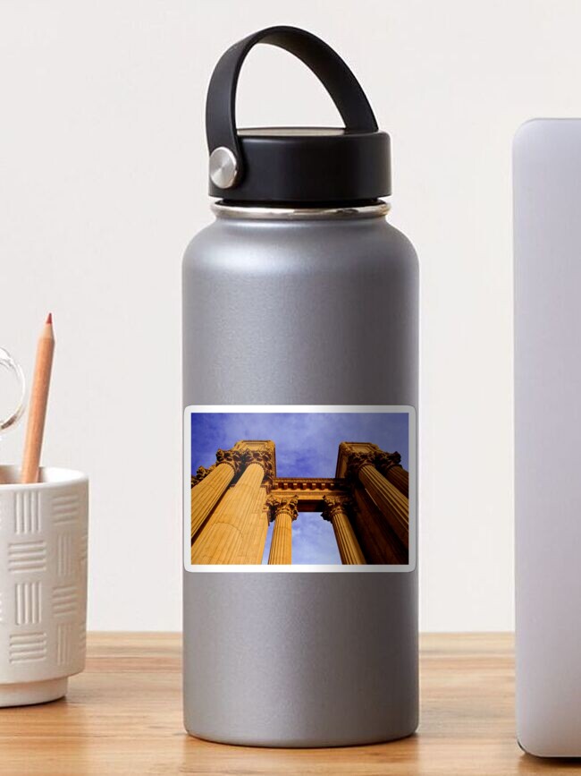 Thumbnail 1 of 3, Sticker, Columns for the Canal designed and sold by DaogreerEarth.