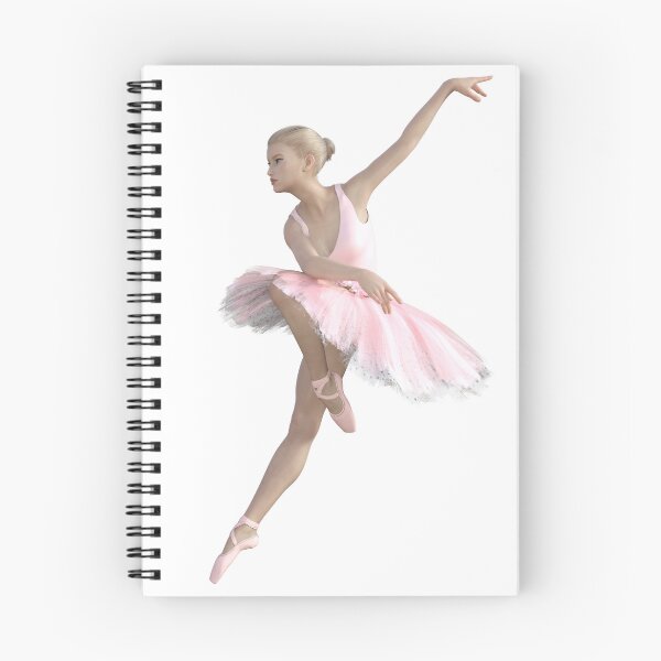Item preview, Beautiful blonde ballerina on pointe in pink #12 designed and sold by AlluringVisions.