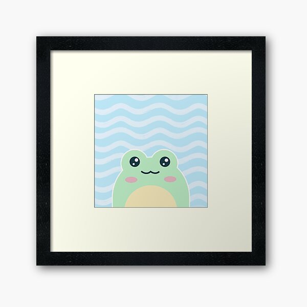 Cute Adorable Baby Frog Nursery Art Kawaii Chibi Cartoon Illustration ·  Creative Fabrica