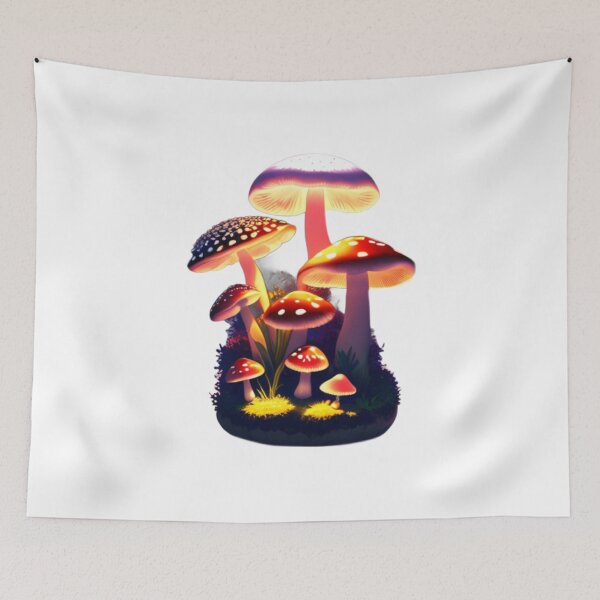 Item preview, Colored Mushrooms A1 designed and sold by WalaceCamargo.