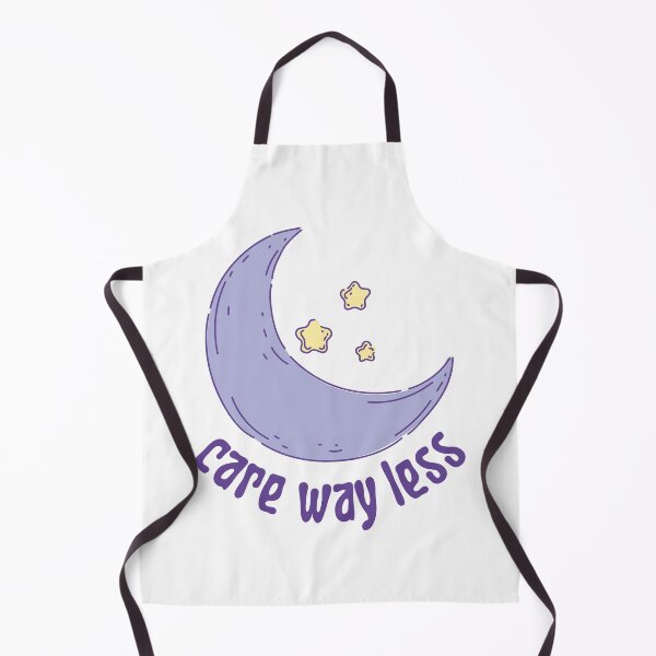 Item preview, Care Way Less Purple Moon and Stars designed and sold by RueBennet.
