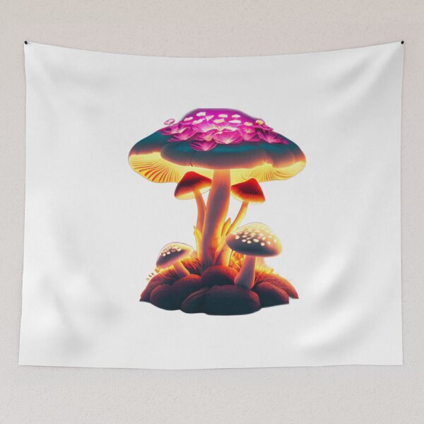 Item preview, Colored Mushrooms A2 designed and sold by WalaceCamargo.