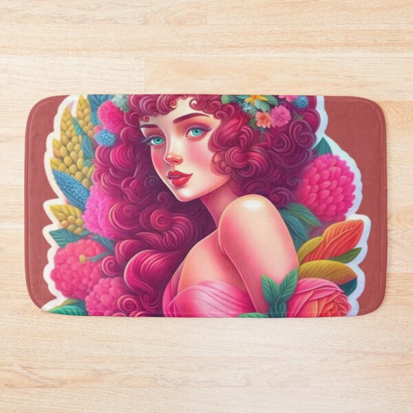 Item preview, cute vintage girl designed and sold by UndineSea.