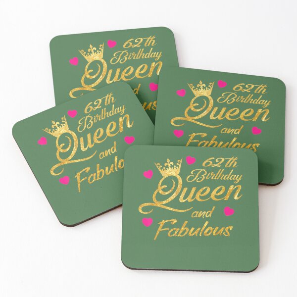 Item preview, 62th Birthday Squad Queen and Fabulous B-Day 	 	 	 	 designed and sold by ykckgaot68.