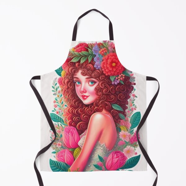 Item preview, cute vintage girl designed and sold by UndineSea.