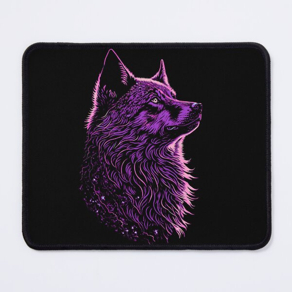 Item preview, Colorful Wolf Portrait designed and sold by Xhevahir.