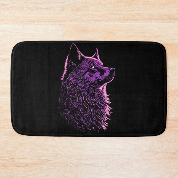 Item preview, Colorful Wolf Portrait designed and sold by Xhevahir.