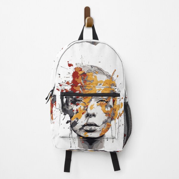 Item preview, Ink Enigma: The Veiled Beauty - Abstract Inked Portrait designed and sold by GeepoxCreations.