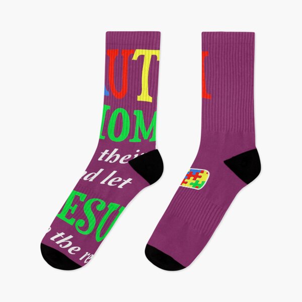 Item preview, Autism Moms Do Their Best And Let Jesus Do The Rest 		 designed and sold by mtvlwklt1.