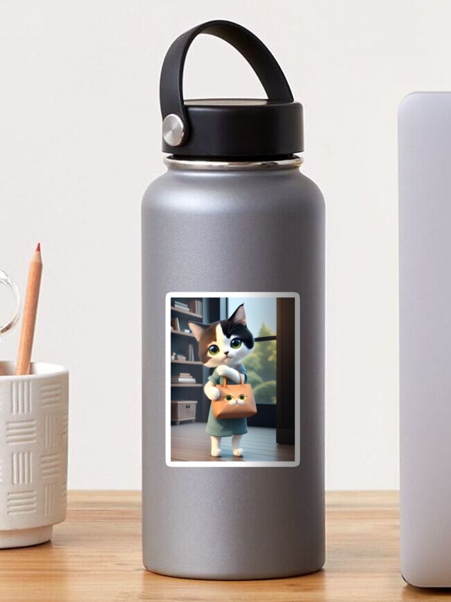 Cat flask clearance purse