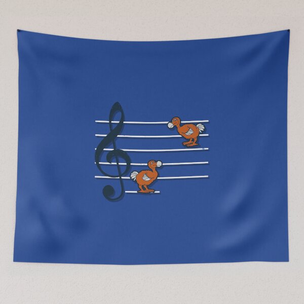 Item preview, Octave Dodos Cute Funny Original Clever Music Inspired Dodo Bird Cartoon Gift For Musicians designed and sold by BoggsNicolasArt.