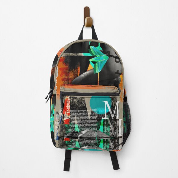 Item preview, M letter digital collage designed and sold by burbuja.
