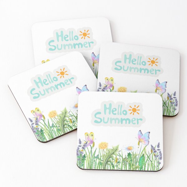 Item preview, Adios School Hola Summer Watercolor Design designed and sold by CreativeCanvas8.