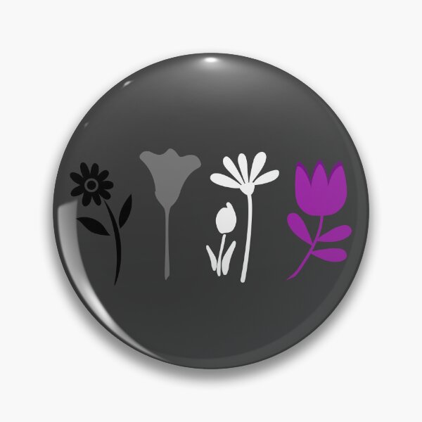 Item preview, Ace Flower Patch. Asexual Pride designed and sold by Subtle Pride Shop.