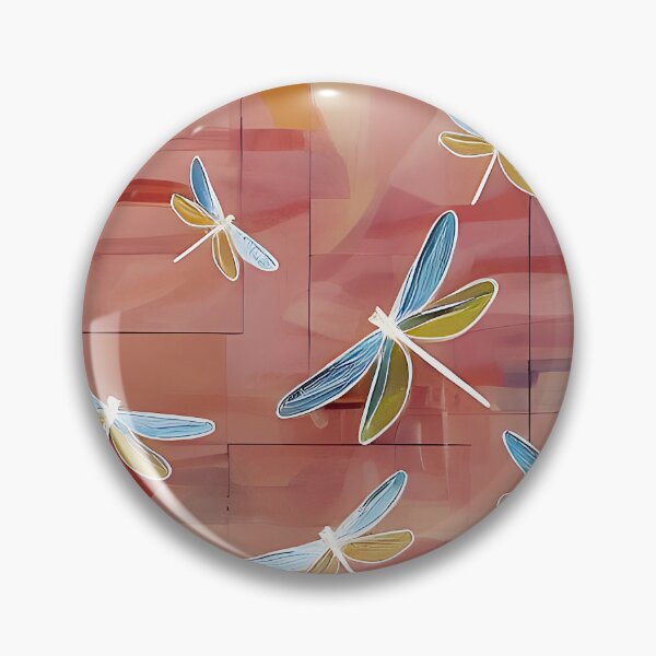 Item preview, Blue and Yellow Dragonflies  designed and sold by Dana Roper.