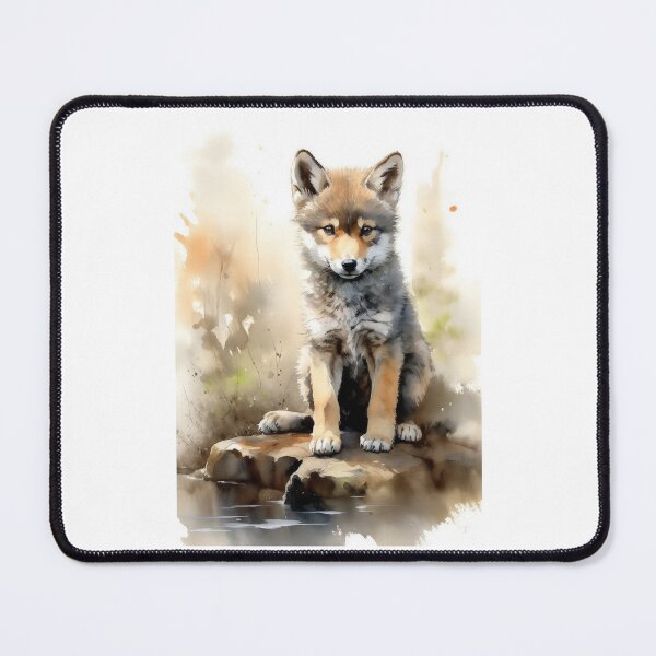 Item preview, Baby wolf designed and sold by Rosaliartbook.