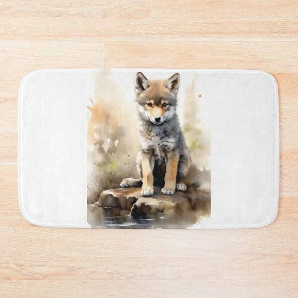 Item preview, Baby wolf designed and sold by Rosaliartbook.