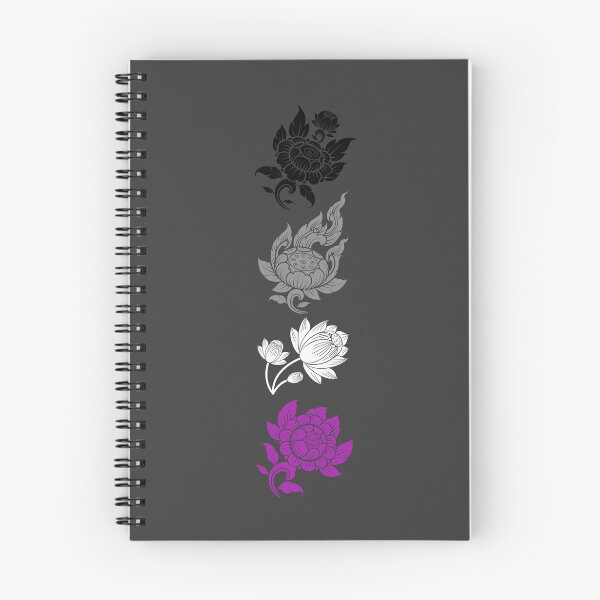 Item preview, Asian Flower Art Ace. Asexual Pride designed and sold by Subtle Pride Shop.