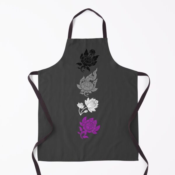 Item preview, Asian Flower Art Ace. Asexual Pride designed and sold by Subtle Pride Shop.