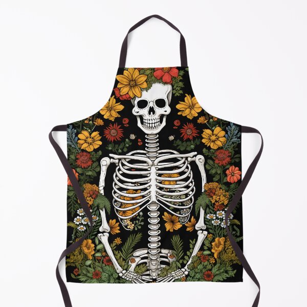 Item preview, Summertime Flowery Smiling Skeleton designed and sold by 20th-eclipse.