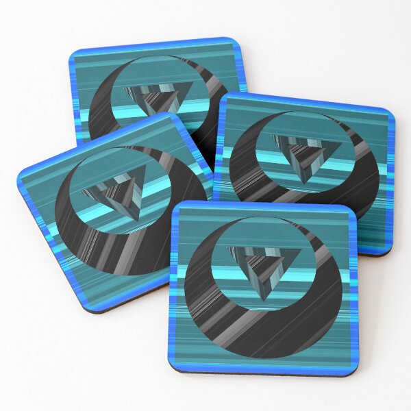 Item preview, Geometric Shapes on Stripes  designed and sold by Dana Roper.