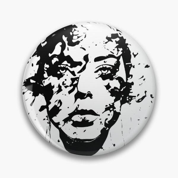 Artikelvorschau, Tintenrätsel: Die verschleierte Schönheit – Abstraktes, in Schwarz getuschtes Portrait entworfen und verkauft von GeepoxCreations.