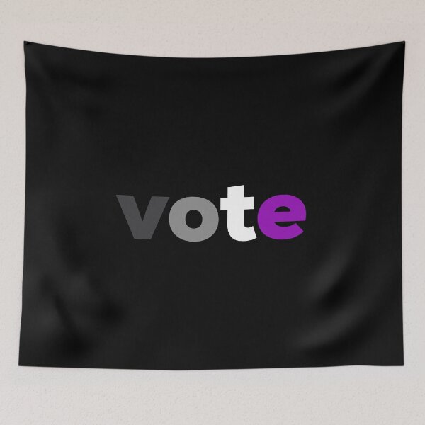 Item preview, Go Vote Ace. Asexual Pride designed and sold by Subtle Pride Shop.