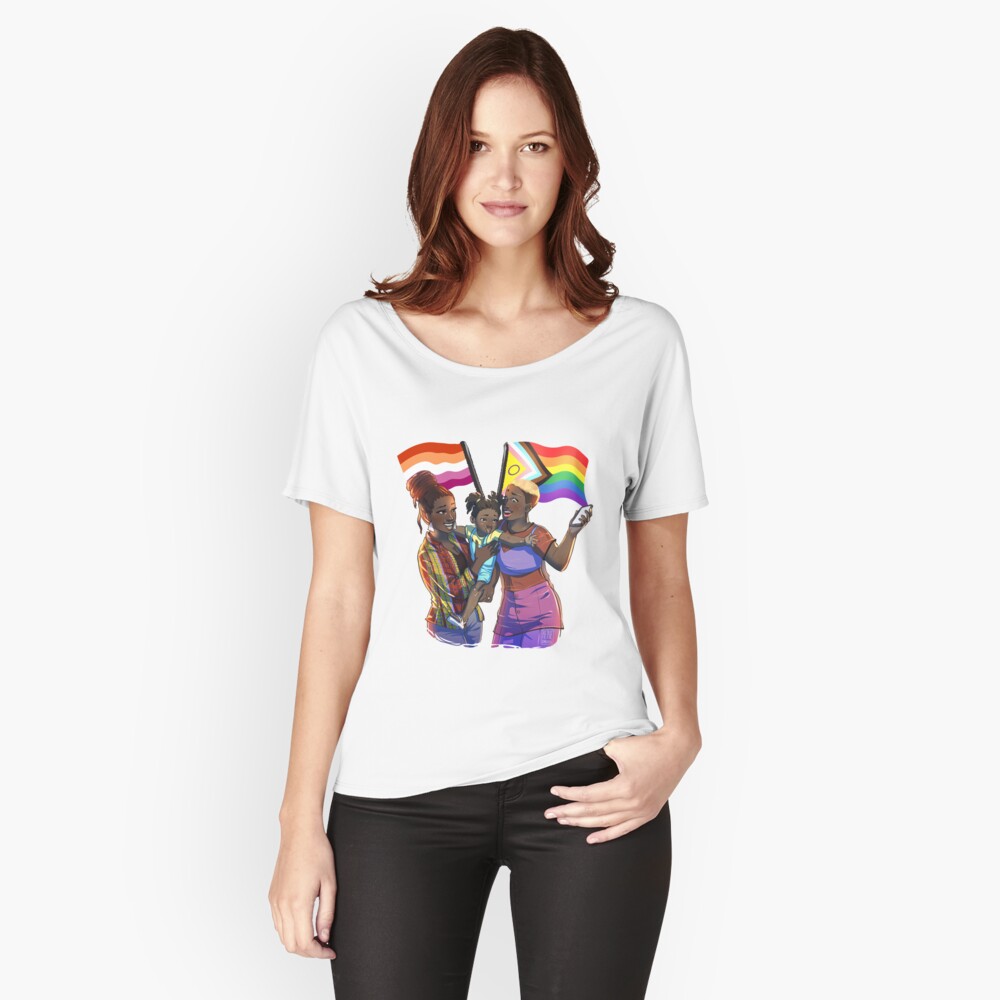 Aperçu de l'œuvre T-shirt coupe relax créée et vendue par Reine-Dibussi.