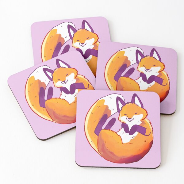 Item preview, Cute sleeping fox illustration  designed and sold by Yaragold.