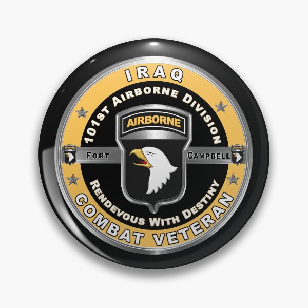 Item preview, 101st Airborne Division “IRAQ Combat Veteran”  designed and sold by SoldierAlways.