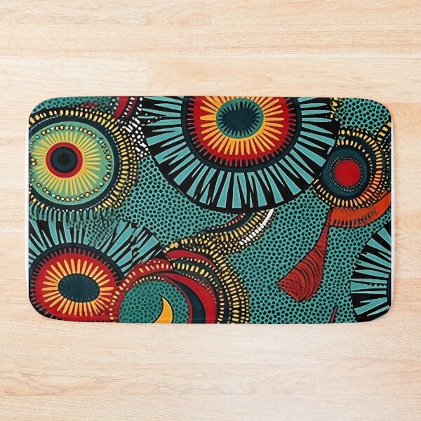 Artikelvorschau, Buntes Ankara-Muster, afrikanisches Ankara-Muster, entworfen und verkauft von JD72shirtshop.